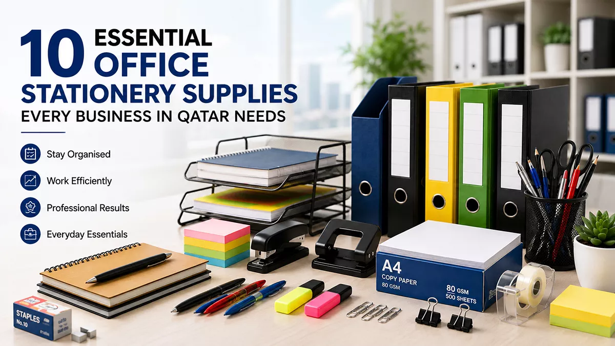 Office Stationery Supplies in Qatar Office stationery Doha Stationery supplier in Qatar Stationery items for office