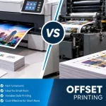 Digital printing vs offset printing comparison